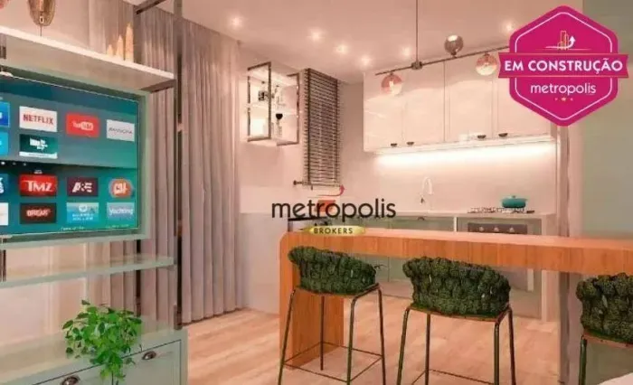 Cobertura com 2 dormitórios à venda, 100 m² por R$ 620.000,00 - Jardim Utinga - Santo Andr