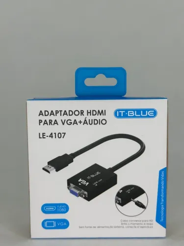 Cabo conversor vga para hdmi Itblue