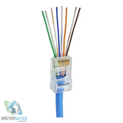 Conector Rj45 De Passagem Ez Crimp Cat5e - COD 887