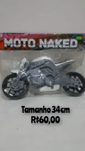 Moto Naked Brinquedo 34cm
