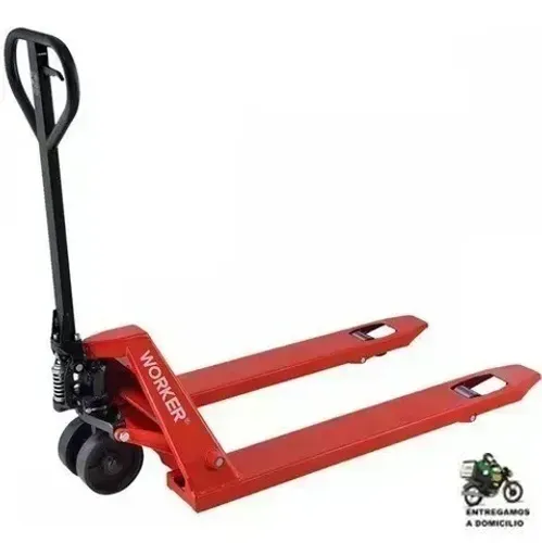 Paleteira Profissional Manual Roda Dupla 2 Toneladas 685mm Worker
