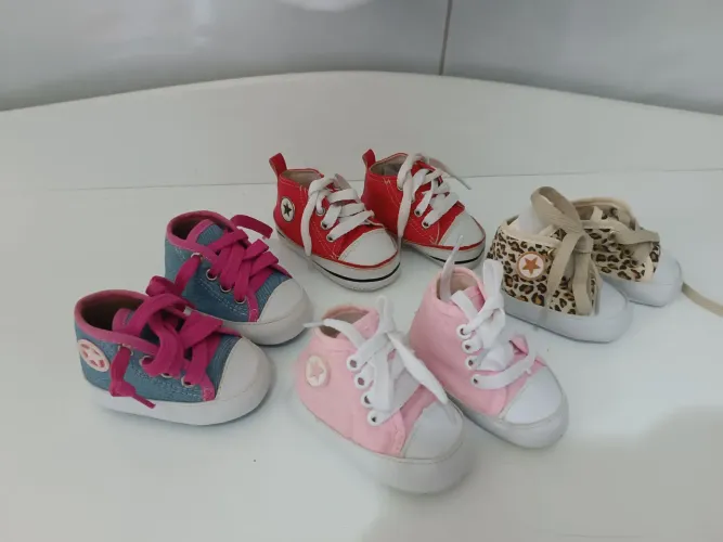 Kit com 4 tênis Star para bebê