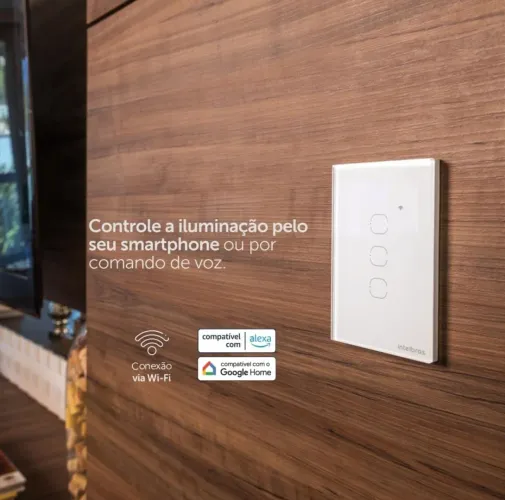 Interruptor Inteligente  touch ews1003  - Controle por App e Voz