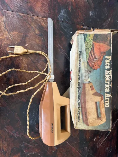 Faca Serra Elétrica ARNO - Funcionando! Vintage / Colecionador