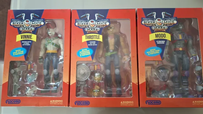 Figuras Esquadrão Marte e Motos - Nacelle