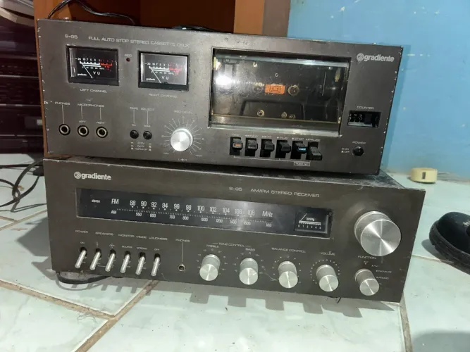 Receiver e tape deck S-95