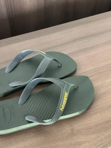 Chinelo Havaianas Verde 43/44 - Ótimo Estado