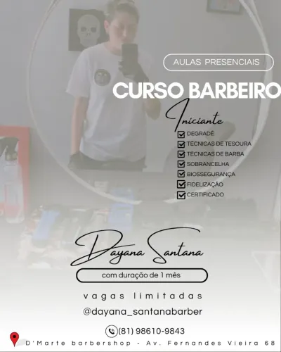 Curso para barbeiros 