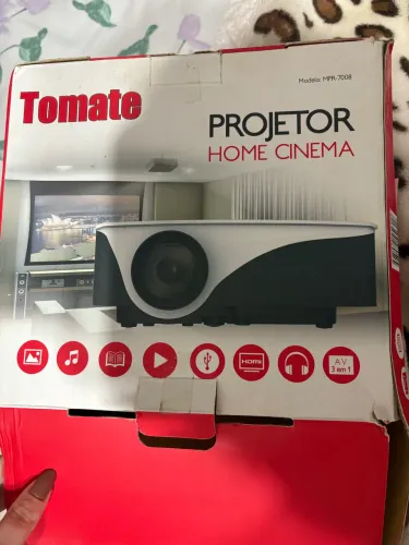 Projetor home cinema - tomate