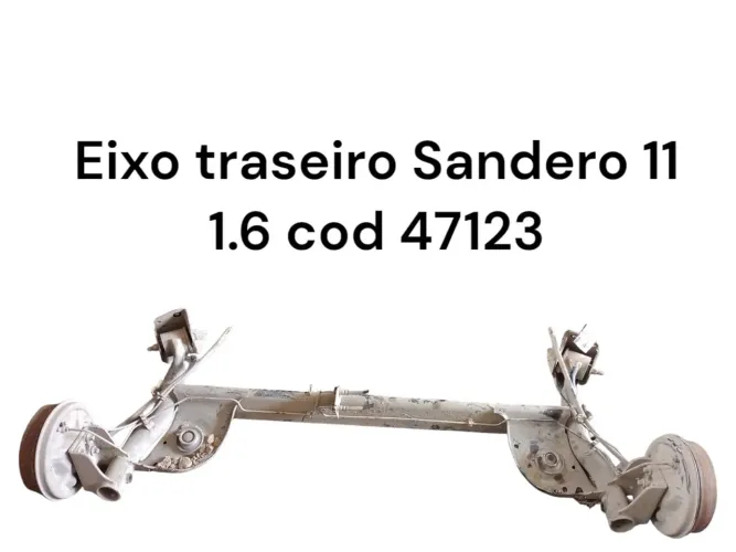Eixo traseiro Sandero 1.6 2011
