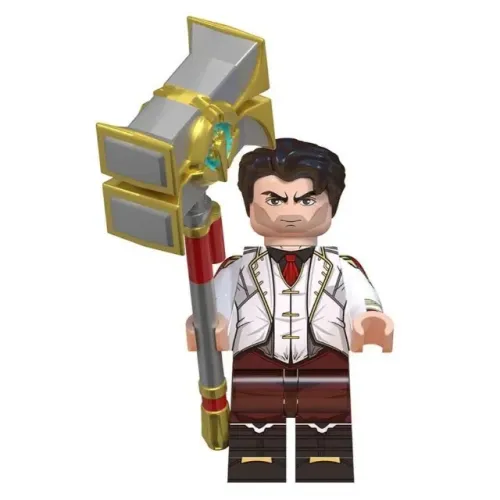 Minifigure Jayce Arcane Lego Riot Games LOL League of Legends bloco de montar