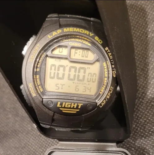 Relógio Casio vintage Memory Lap 60