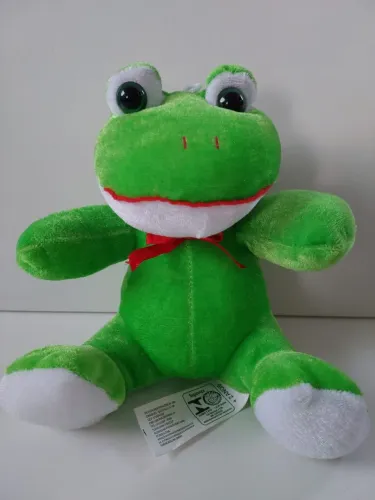 Pelúcia de Sapo Verde - Fofinho e Divertido!