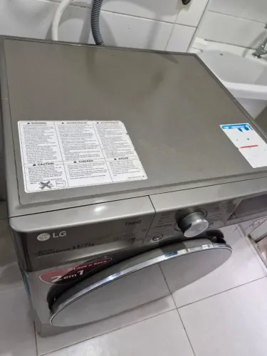? Lava e Seca LG 2 em 1 11/7kg - Com Vazamento de Água - Direct Drive + Wi-Fi ThinQ ?