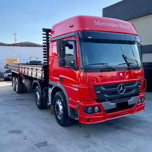 Mb atego 2426 8x2 carroceria 2012