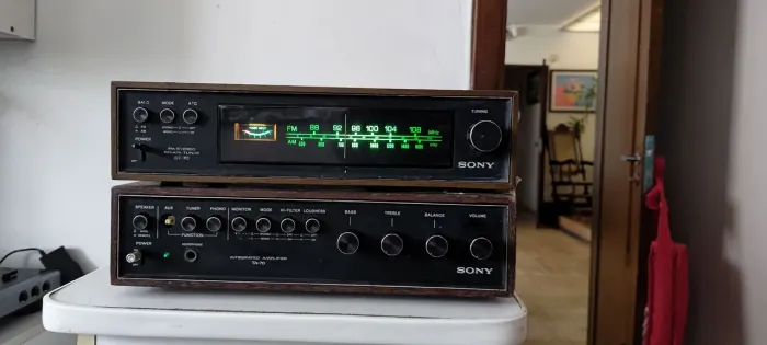 Amplificador e Tuner Vintage Sony ST-70 e TA-70