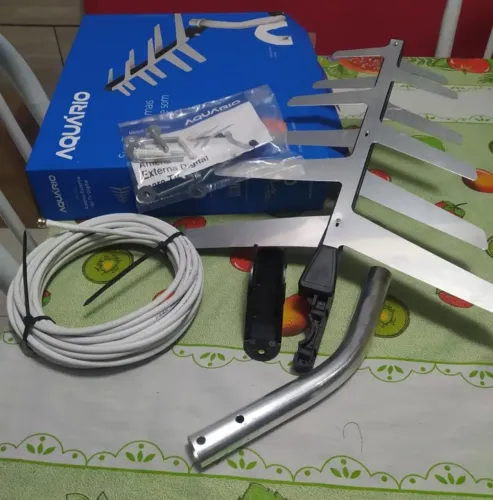 Antena externa para tv (completa)