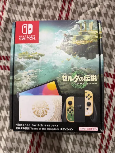 Nintendo Switch OLED Zelda Tears Of The Kingdom - Dock E Cabos Novos
