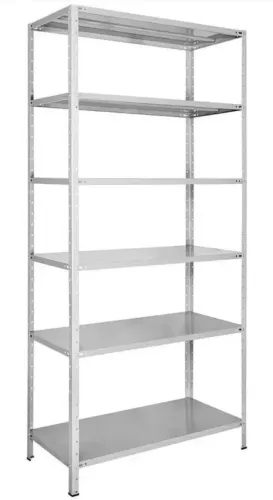 Estante De Aço 198x92x40 6 Prateleiras Até 30kg Chapa 26