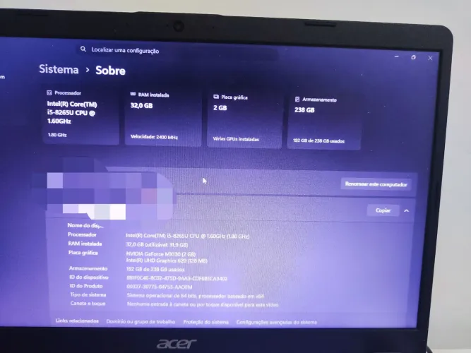 Acer aspire 5