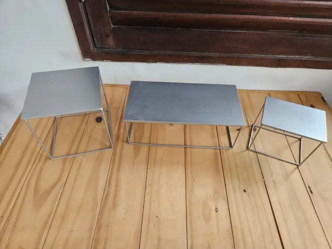 Kit Bandejas Aramado Prata