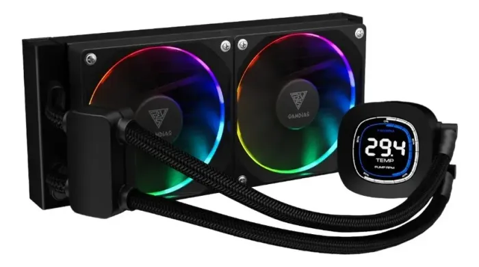 Water Cooler Gamdias Chione M4-240 ARGB de 240mm para Intel e AMD