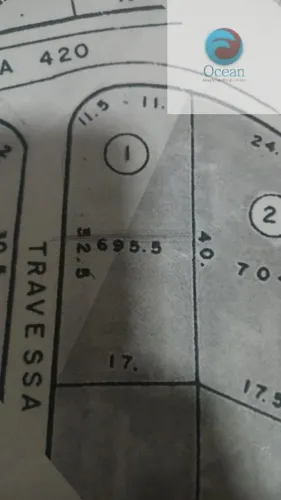 Ocean vende: Piratininga, Cafubá, terreno de esquina, meio lote 350M², parte plano e acliv