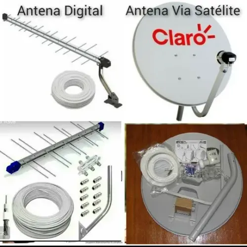 Antena Digital ou Satélite Instalada 