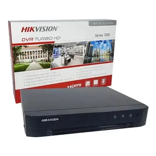 DVR HIKVISION 8 canais câmeras CFTV