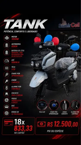 Moto Elétrica Tank