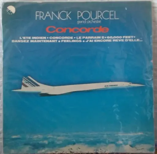 Disco de vinil Frank Pourcel grand orchestre Concorde