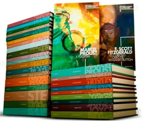 Coleção Folha Grandes Nomes da Literatura - 28 Volumes - Ótimo Estado