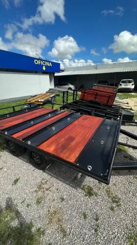 Reboque para 2 quadriciclos 
