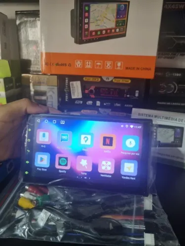 Central Multimidia Android 7 polegadas CarPlay & Android Auto S/Fio