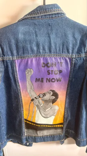 Jaqueta jeans personalizada - Tamanho P