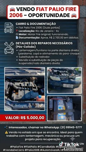 Fiat Palio 1.0/ Trofeo 1.0 Fire/ Fire Flex 4P 2006