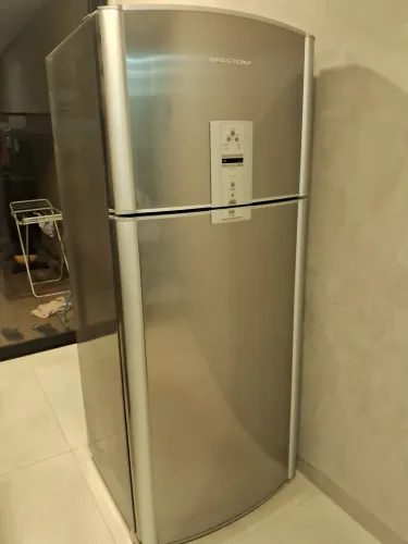 Geladeira inox brastemp