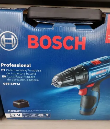Parafusadeira Furadeira Gsb120-li 3/8 12v Bosch
