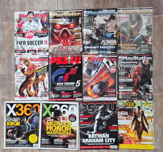 Lote de revistas games 