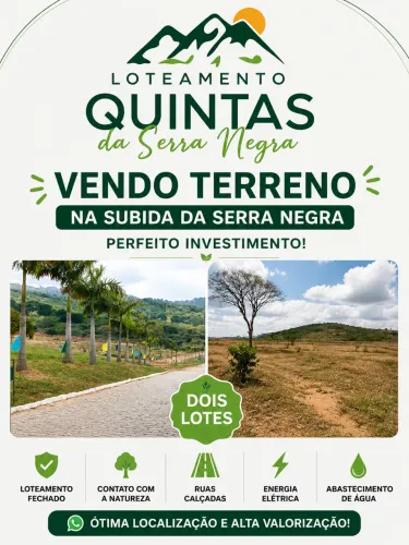 Vendo terreno na subida de Serra Negra
