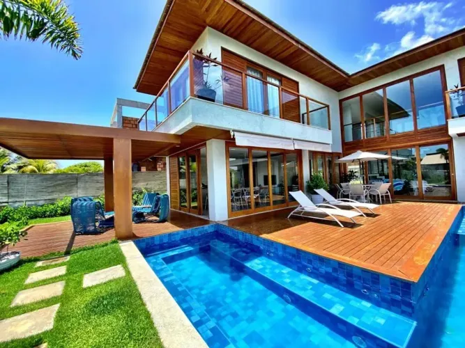 CASA PARA LOCAÇÃO TEMPORADA 5 SUITES PRAIA DO FORTE