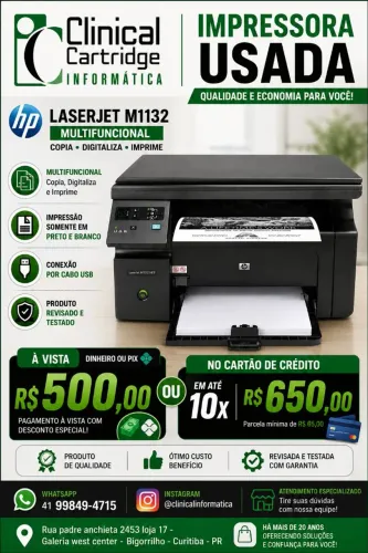 Impressora HP laserjet M1132