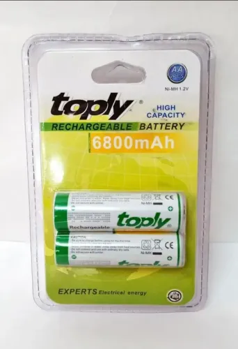 Pilas Recarregavel AA Toply X 2 Unidades 1,2v 6