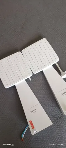 2 chuveiros Zagonel quadratta zerado