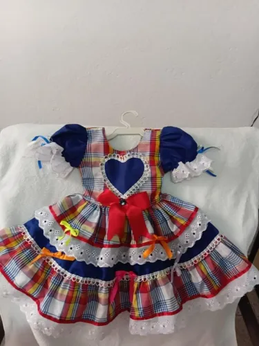 Vestido são João 2 anos