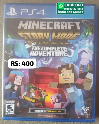 Minecraft Story Mode The Complete Adventure = R$: 400