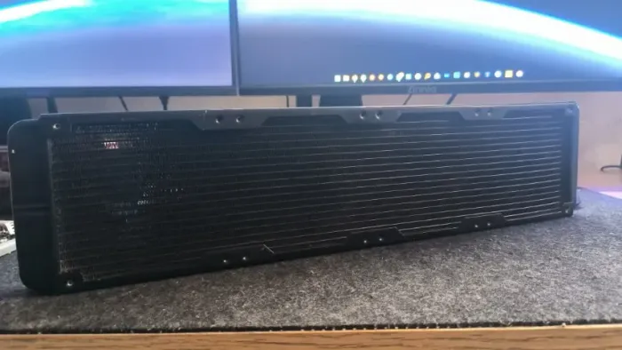 Radiador para watercooler custom de 480mm em alumínio