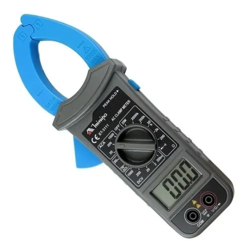Alicate amperímetro digital Minipa ET-3111 1000A 750V<br>