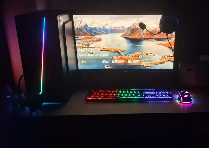 PC GAMER COMPLETO (PRONTO PARA USO)