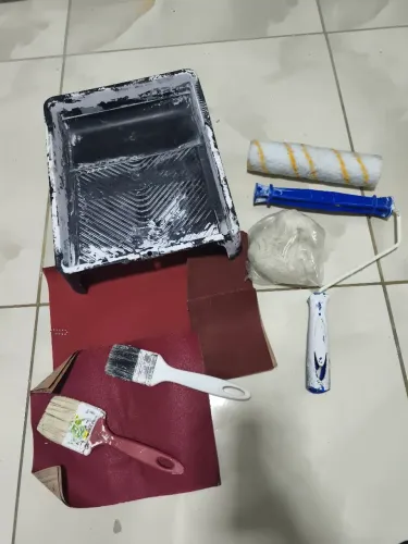 ?Kit de Pintura Residencial Completo + 8 Lixas Novas (Várias Gramaturas)